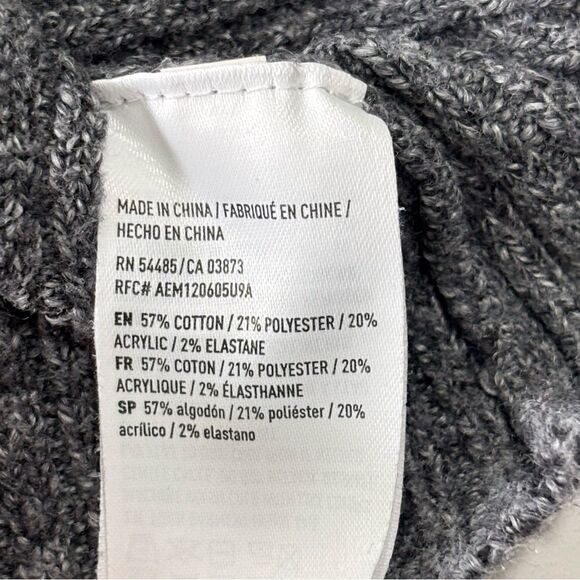 American Eagle | Women’s Grey Ribbed Knit Sweater Tank Size M - Picture 9 of 12